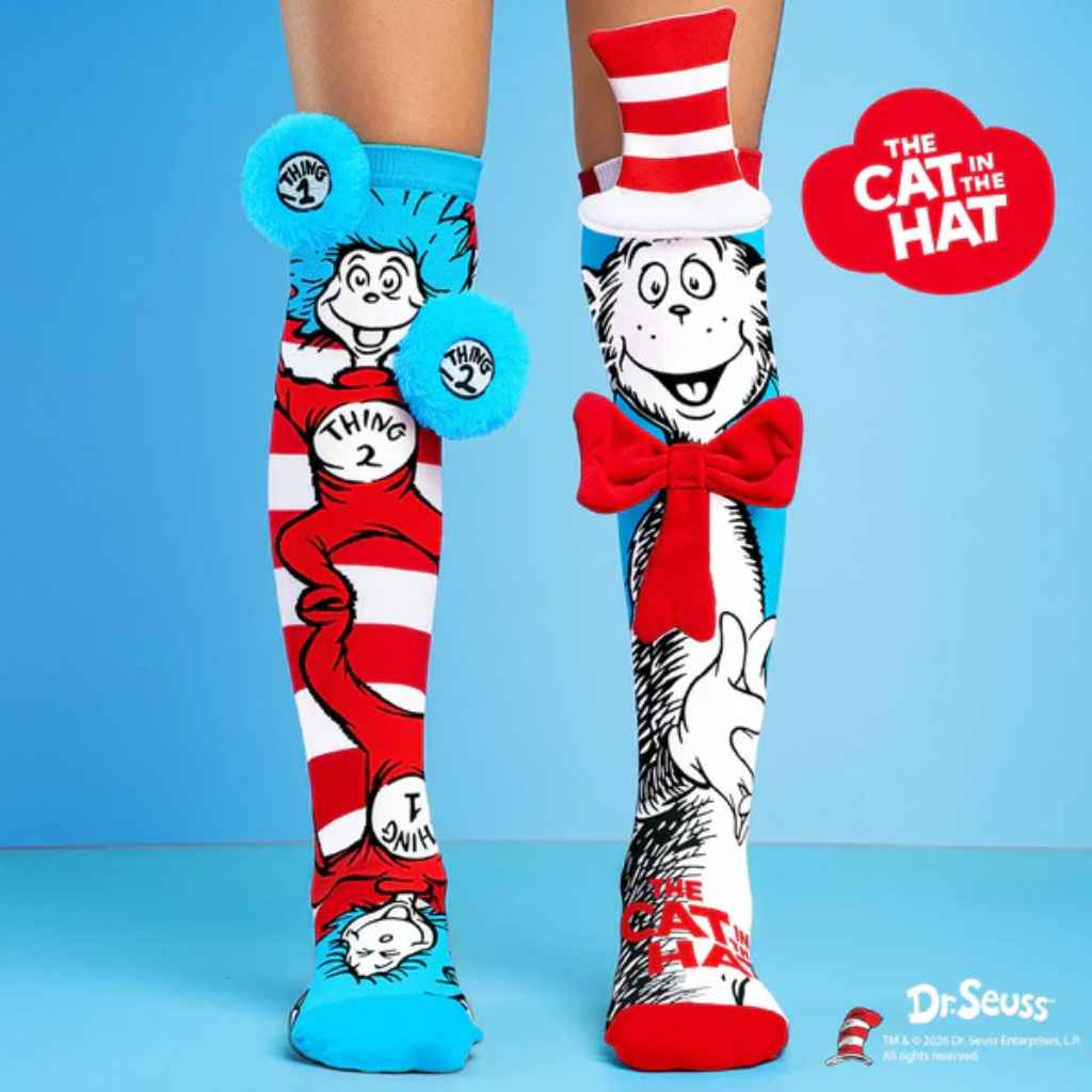 Cat in the Hat Crazy Socks - MADMIA
