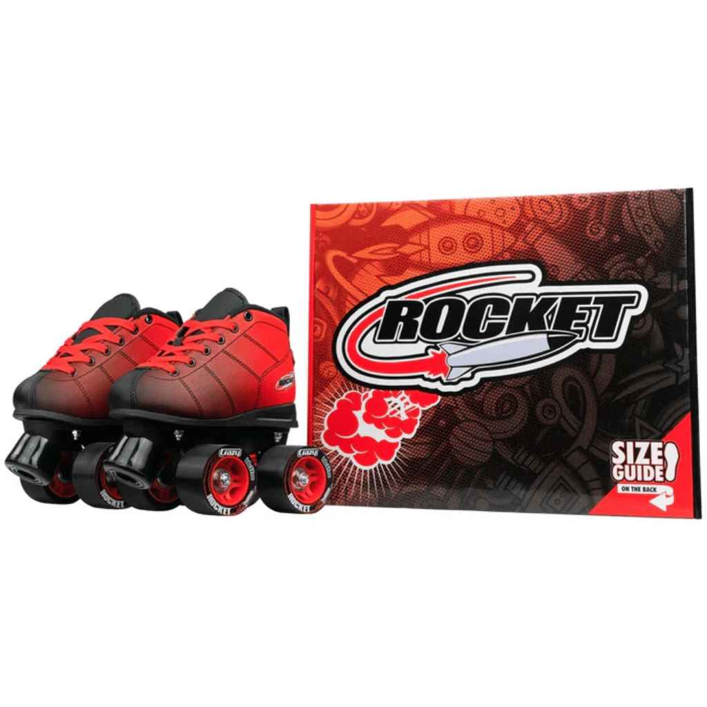 Rocket Jr Size Adjustable Rollerskates - Crazy Skates