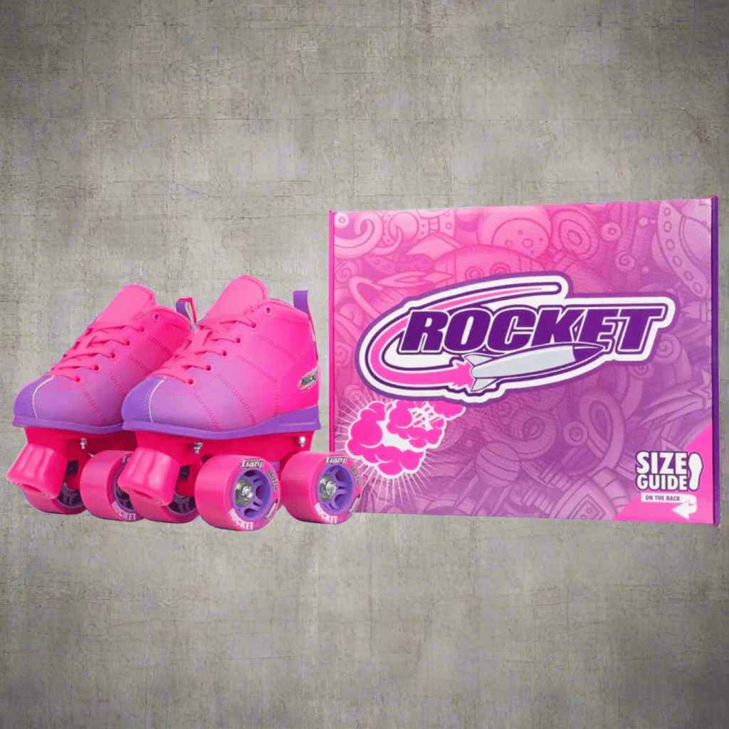 Rocket Jr Size Adjustable Rollerskates - Crazy Skates