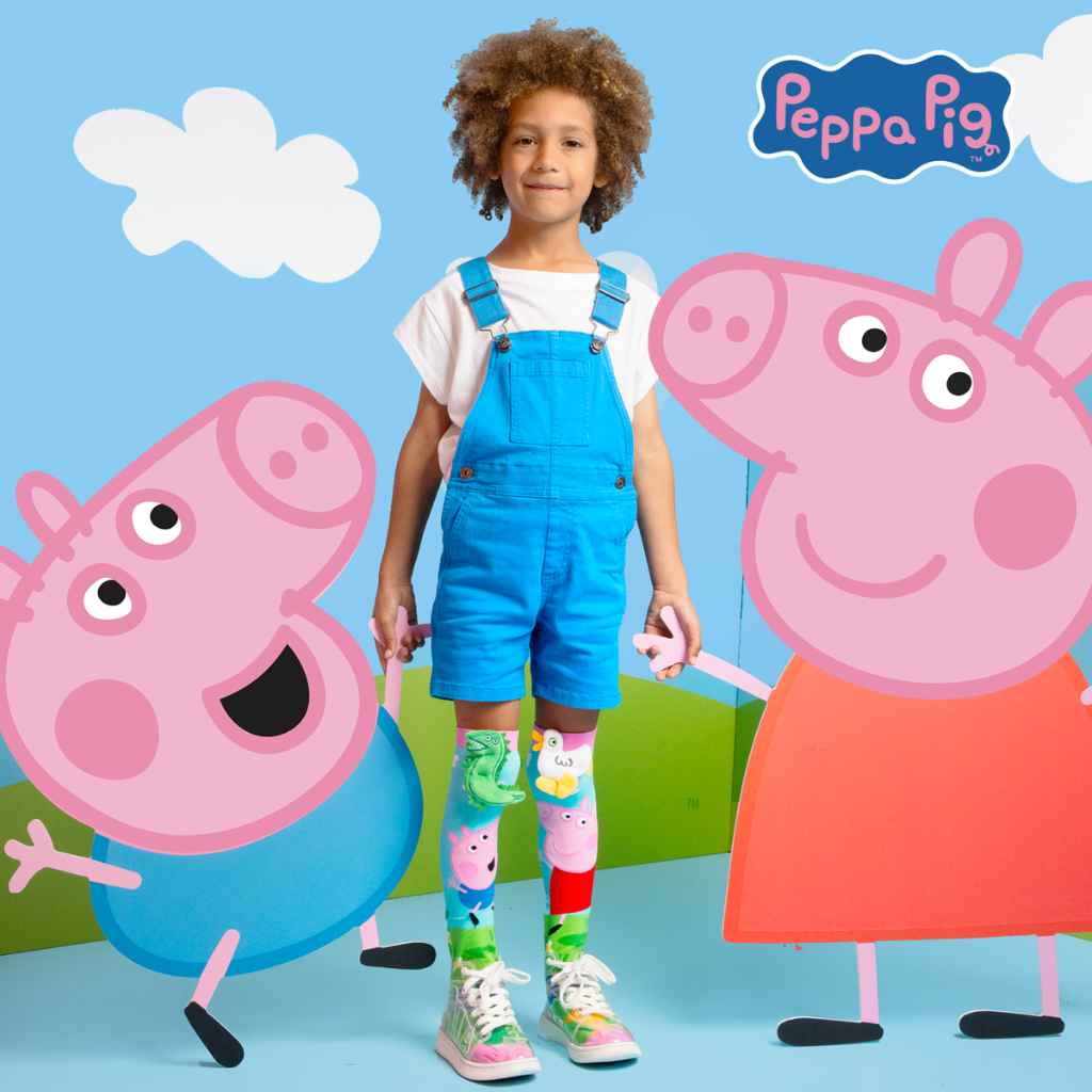 Peppa Pig and George Crazy Socks - MADMIA