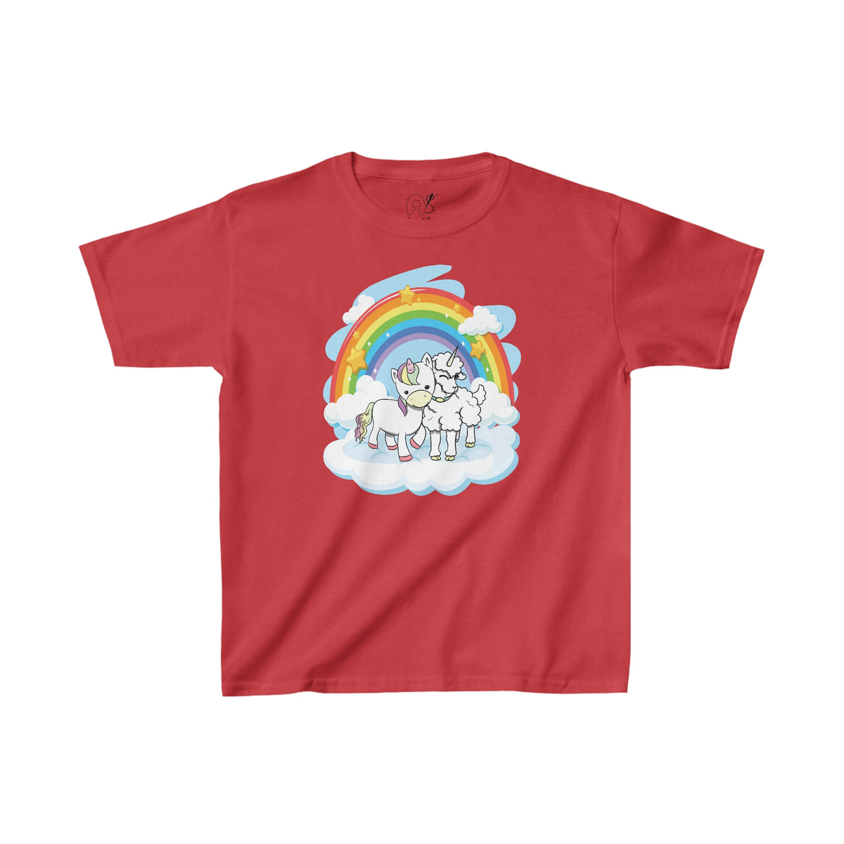 Big Kids Unicorn and Lambicorn BFF T-Shirt