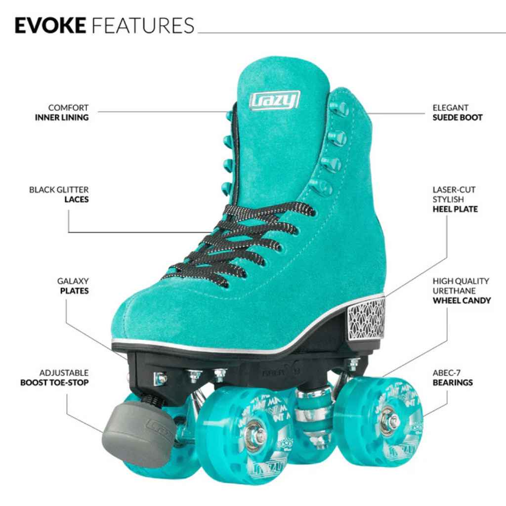 EVOKE Roller Skates - Crazy Skates - The WPop Shop