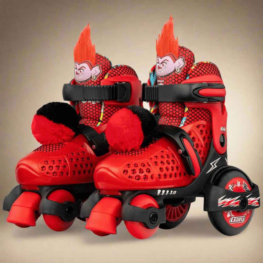 TROLLS Size Adjustable Klip Klop Skates - Crazy Skates