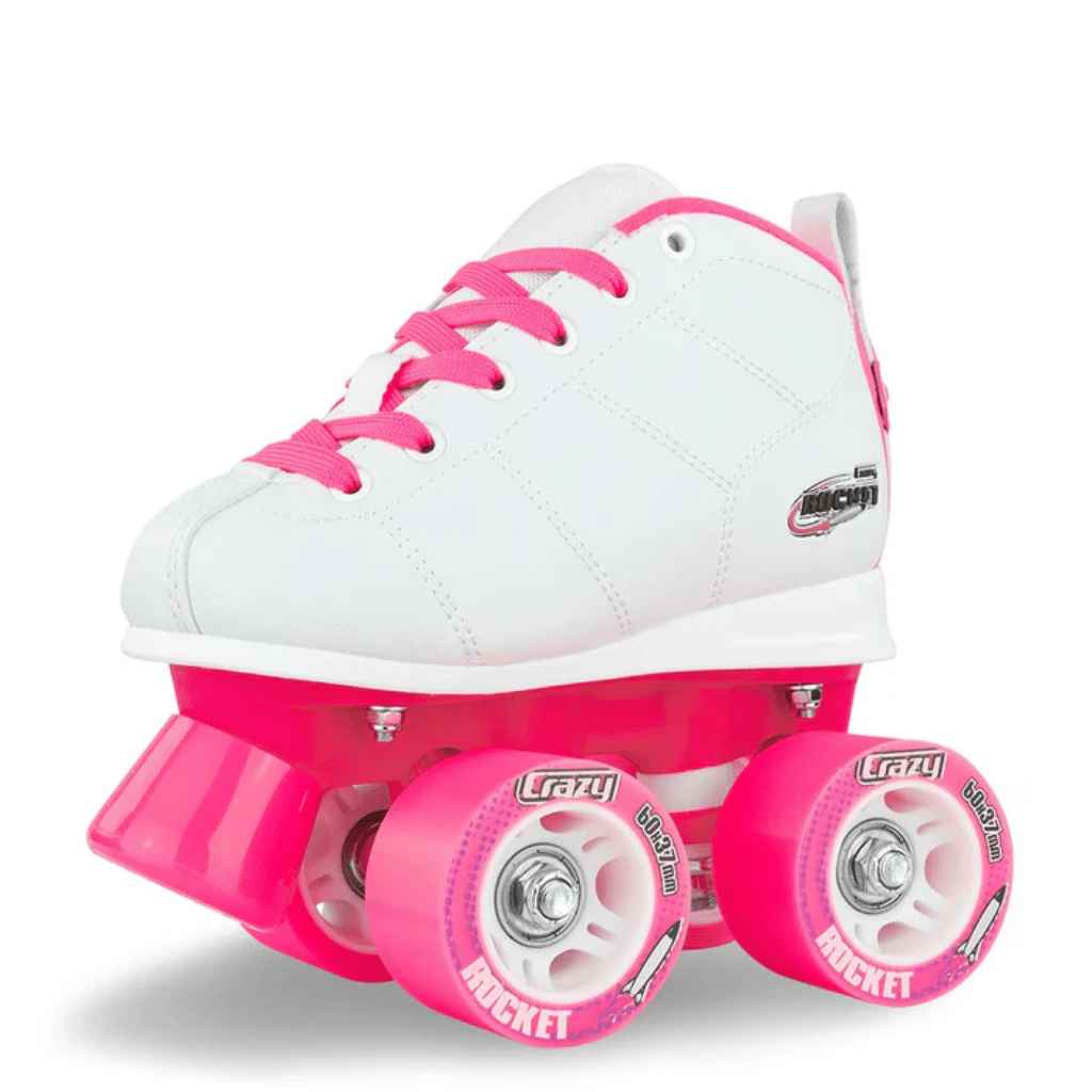 Rocket Jr Size Adjustable Rollerskates - Crazy Skates