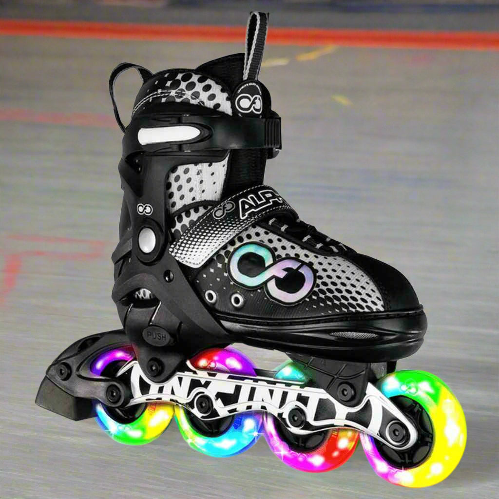 ALPHA Size Adjustable Inline Skates - Crazy Skates