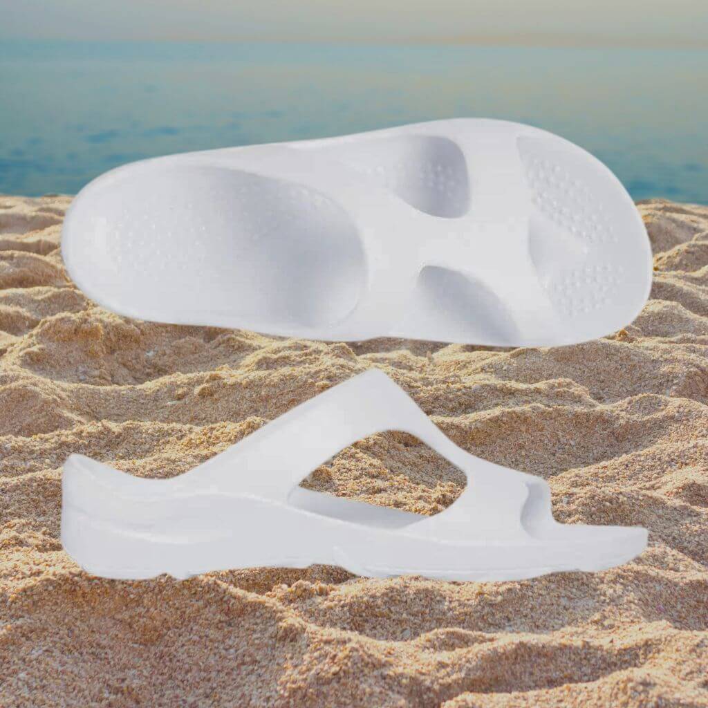 Summer Trendy Stylish Flipflops White Slides