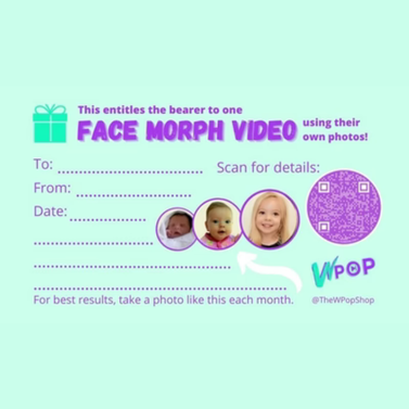 Personalised Face Morph Video Gift Voucher