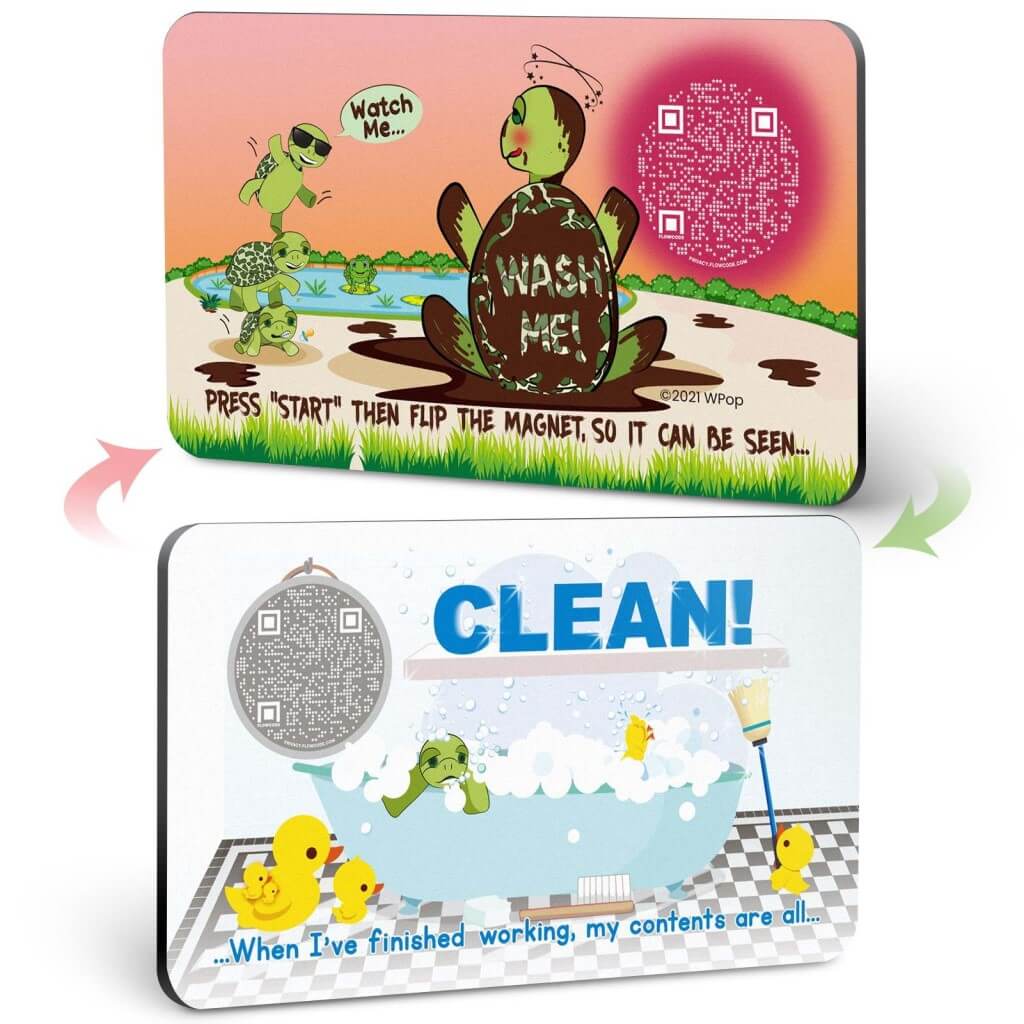Clean or Dirty Dishwasher Magnet Both Sides