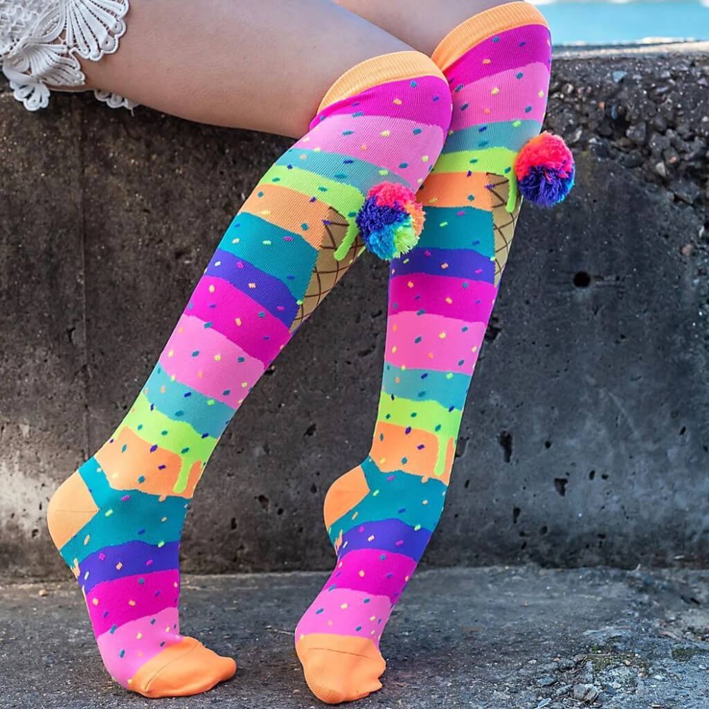 Crazy About Ice Cream Socks - MADMIA