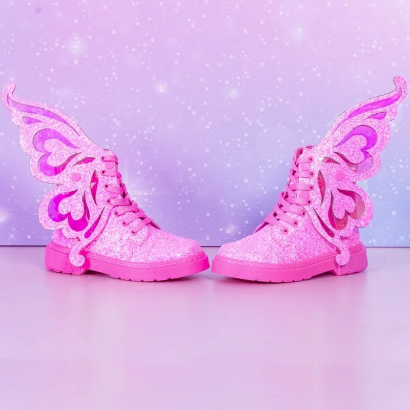 GLITTER FAIRY SHOES - PINK 2