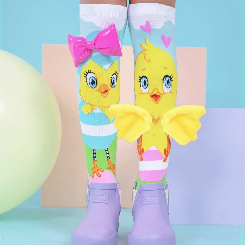 Kids Cheeky Chicks Easter Socks - MADMIA
