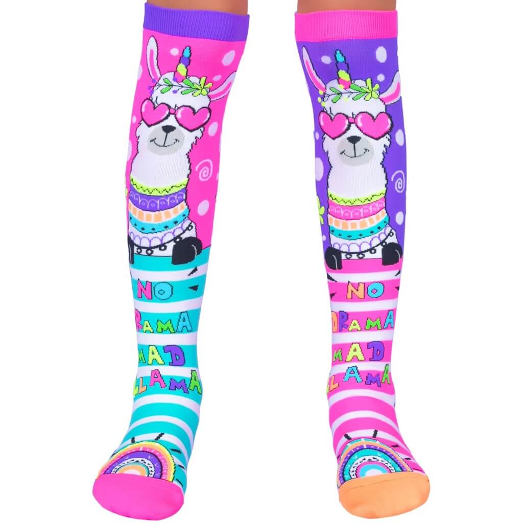 Llama Drama Socks - Front - MADMIA