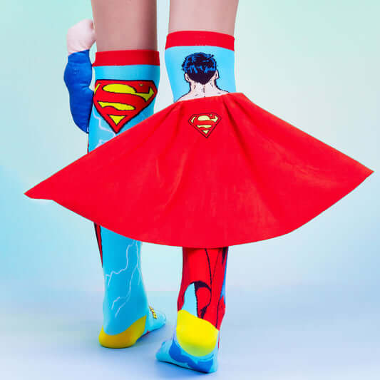 Superman Socks Red and Blue MADMIA-Back