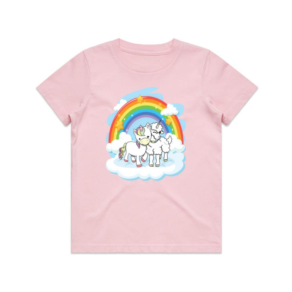 Little Kids' Unicorn and Lambicorn BFF T-Shirt