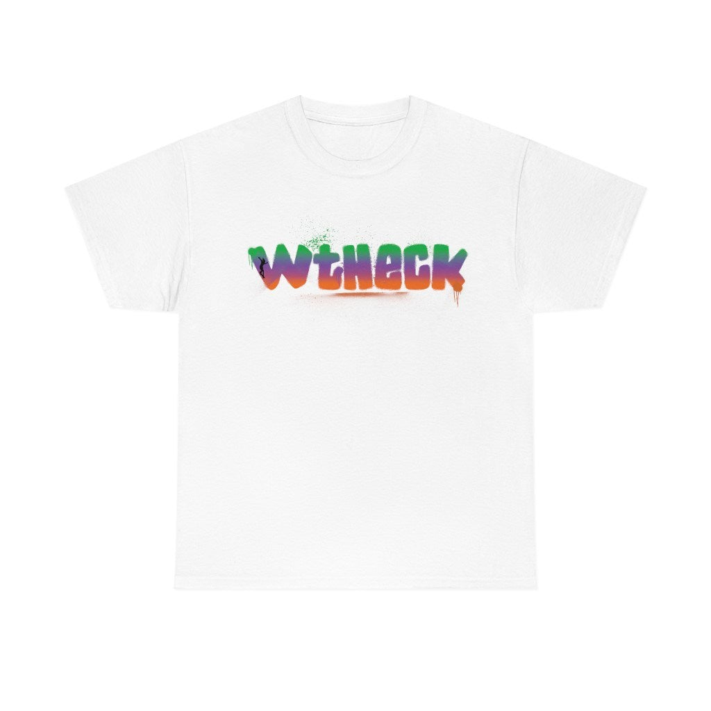 WtHeck White Heavy Cotton TShirt Front