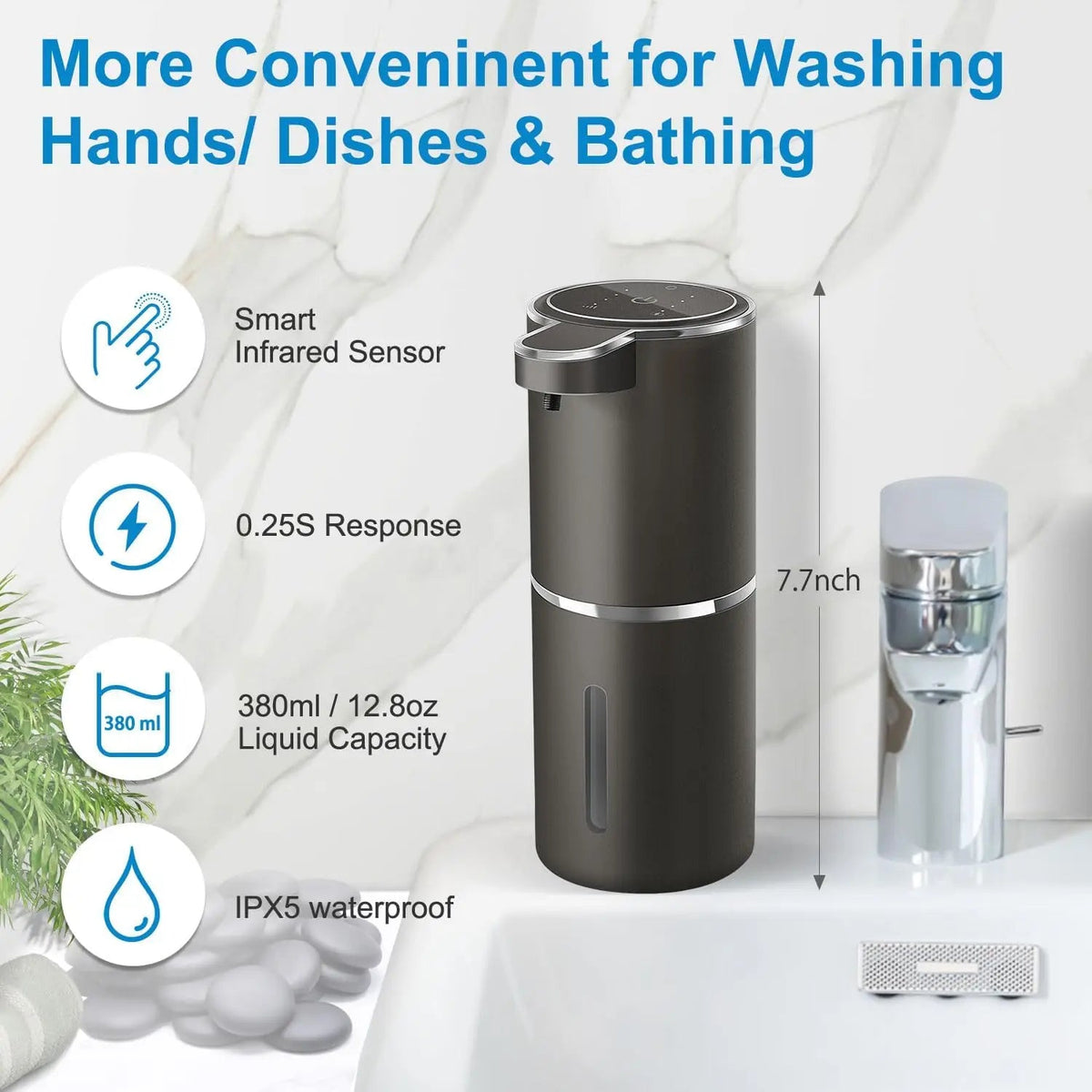 Automatic Touchless Foam Soap Dispenser (Rechargeable) - The WPop Shop