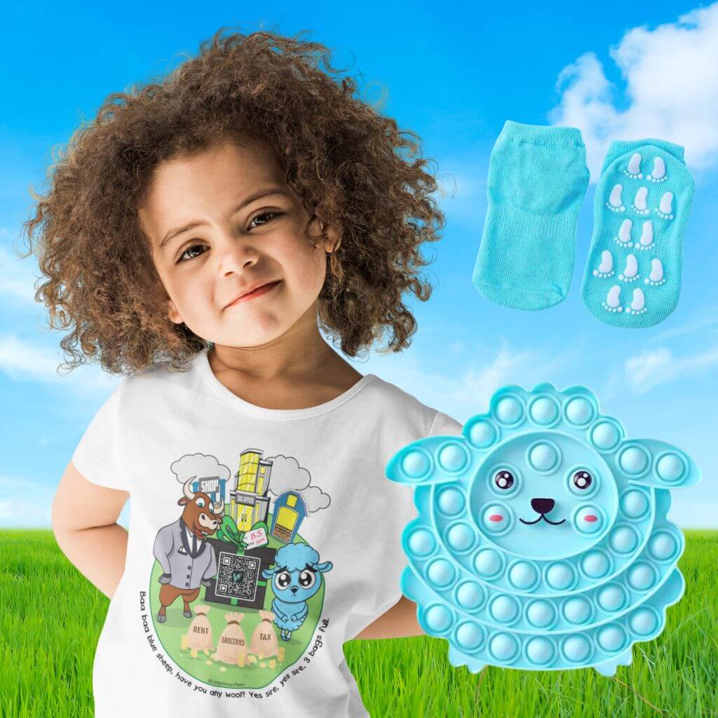 Baa Baa Blue Sheep Gift Bundle - The WPop Shop