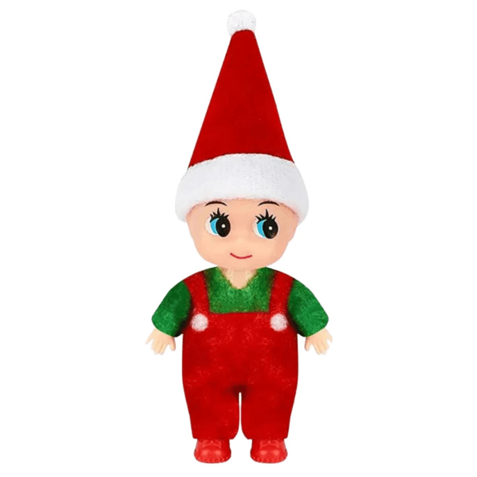 Baby Bookshelf Elf Christmas Doll Ornament - The WPop Shop