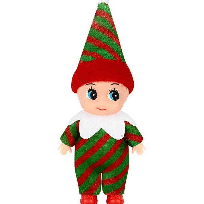 Baby Bookshelf Elf Christmas Doll Ornament - The WPop Shop