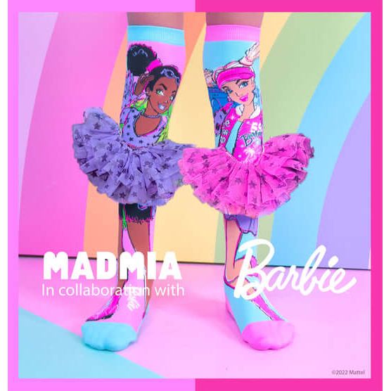 Barbie Doll Extra Vibes Socks with Frilly Tutu Dancing Skirts - MADMIA - The WPop Shop