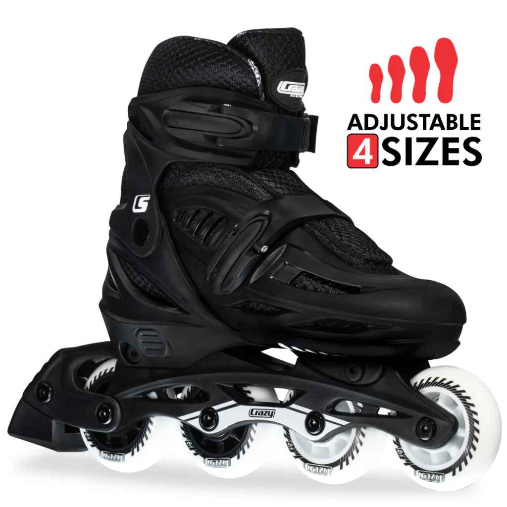 BLADE Size Adjustable Inline Skates - Crazy Skates - The WPop Shop