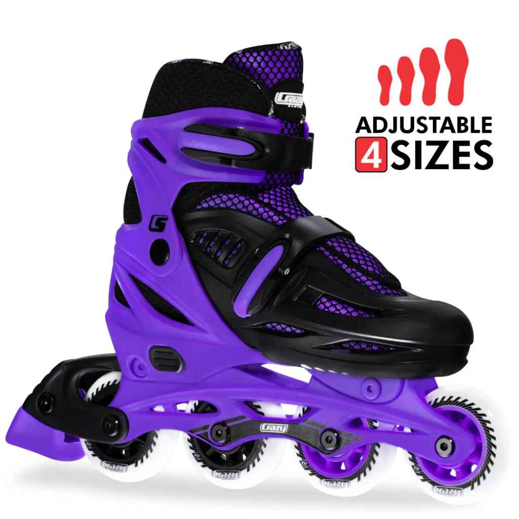 BLADE Size Adjustable Inline Skates - Crazy Skates - The WPop Shop