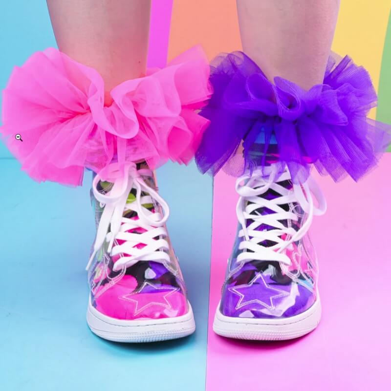 Bubble Star Sneaks Transparent Clear Boots - MADMIA - The WPop Shop