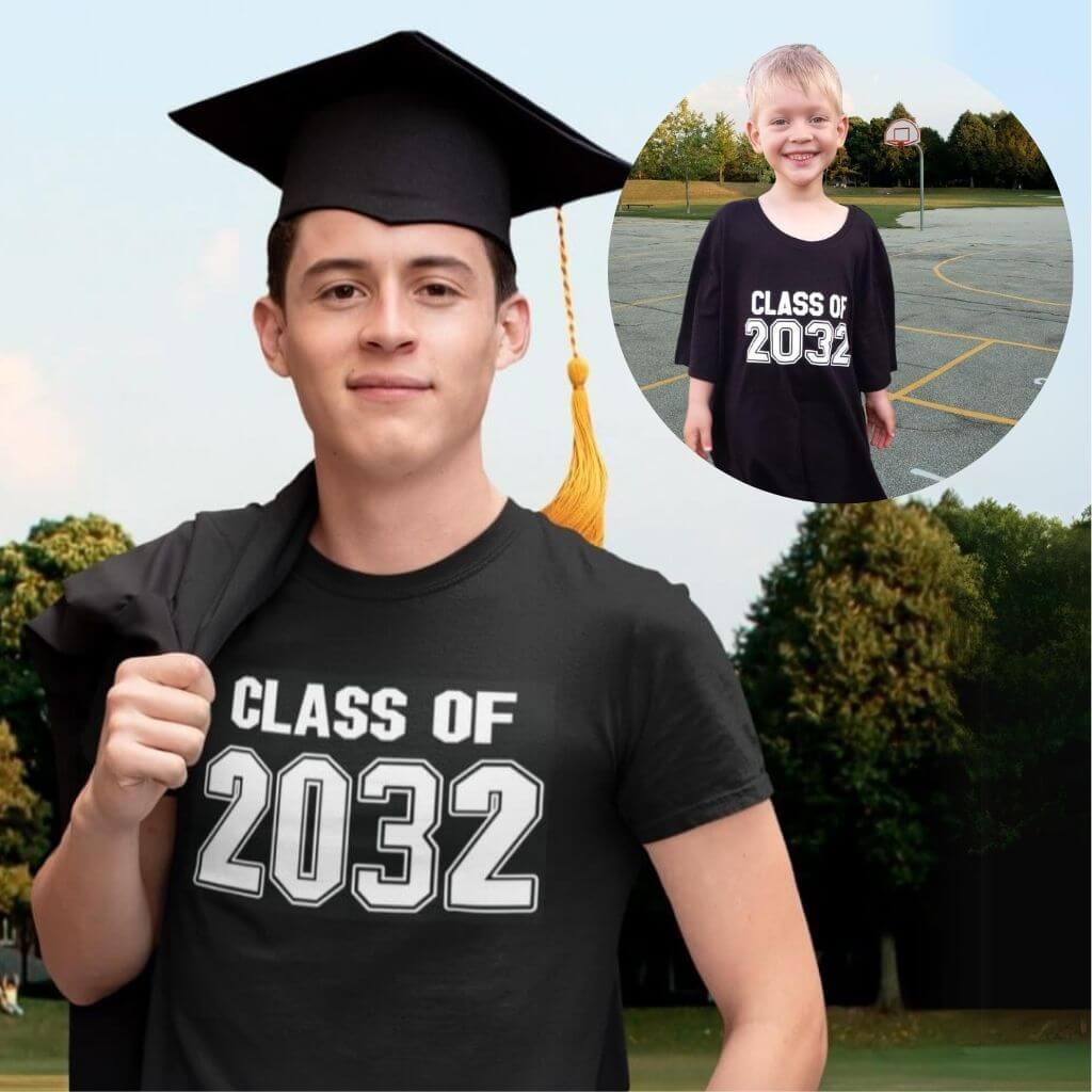 Class Of Year T-Shirt Graduation Present - The WPop Shop