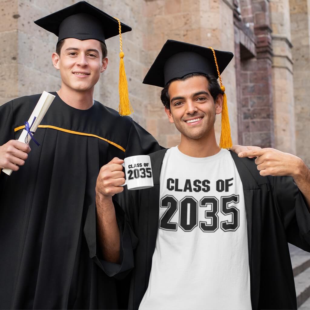 Class Of Year T-Shirt Graduation Present - The WPop Shop