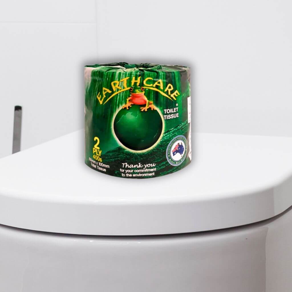 Earthcare Toilet Paper x 48 (2 Ply, Extra Long, Recycled, Australian) - The WPop Shop
