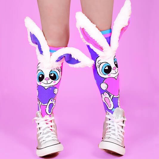 Funny Bunny Floppy - Eared Socks - MADMIA - The WPop Shop