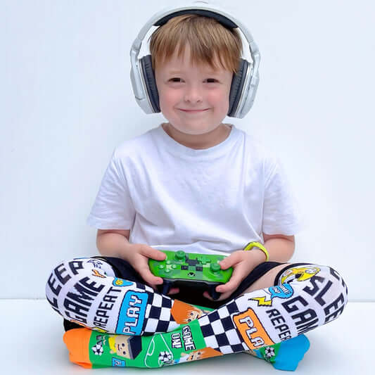 Gamer Game Boy Socks – Preschoolers - The WPop Shop