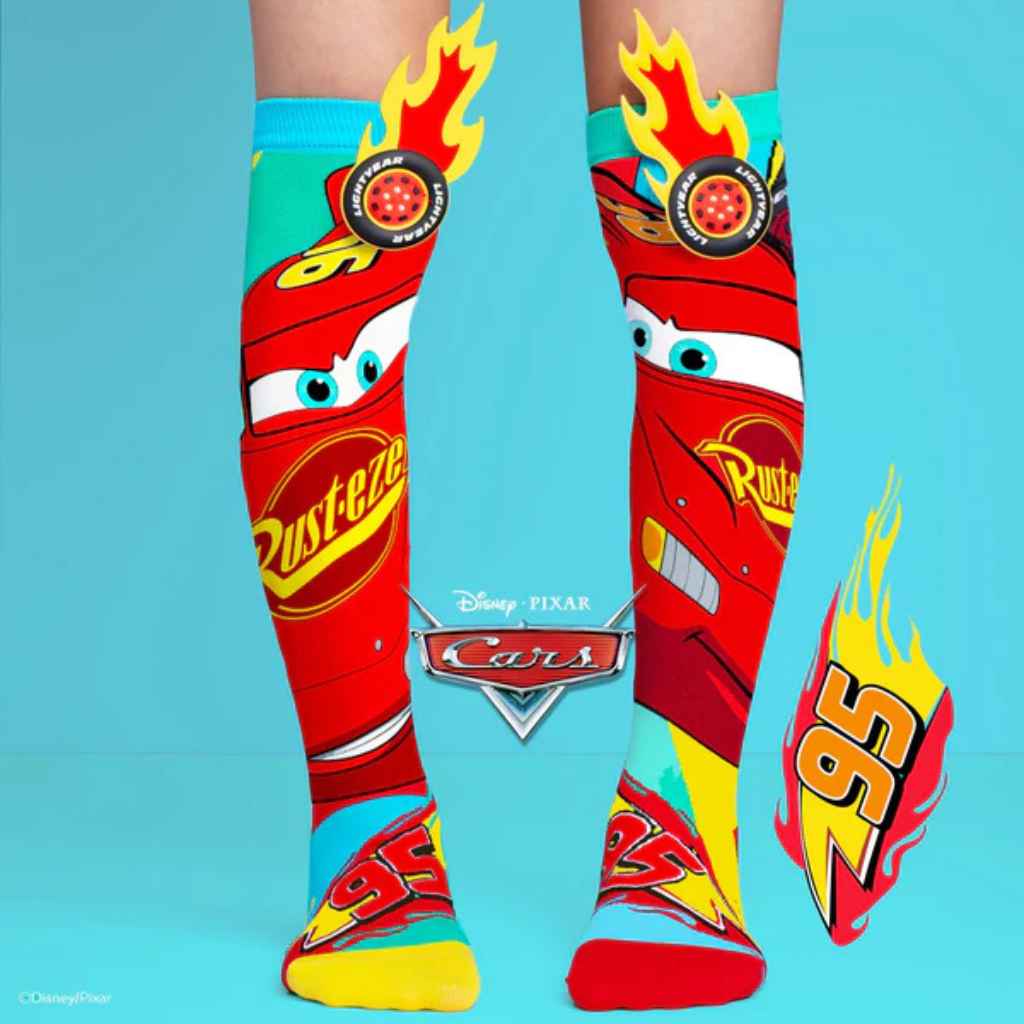 Lightning McQueen Cars Crazy Socks – Preschoolers - The WPop Shop