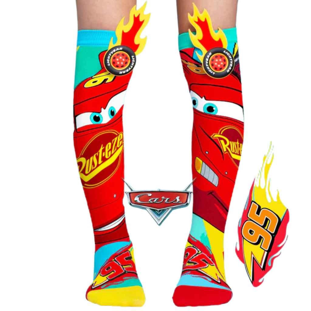 Lightning McQueen Cars Crazy Socks – Preschoolers - The WPop Shop