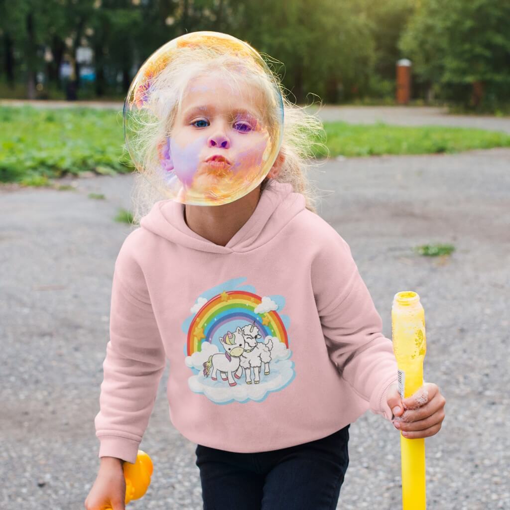 Little Kids' BFF Unicorn & Lambicorn Fleece Hoodie - The WPop Shop