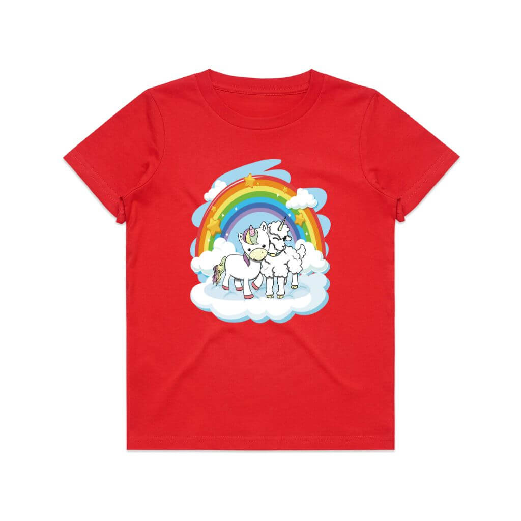 Little Kids' Unicorn and Lambicorn BFF T-Shirt - The WPop Shop