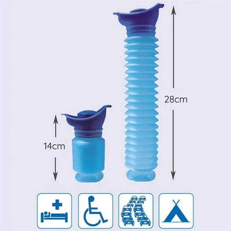 Male/Female Portable/Car/Travel Urinal Funnel & Bottle Set for Women/Kids/Men - The WPop Shop