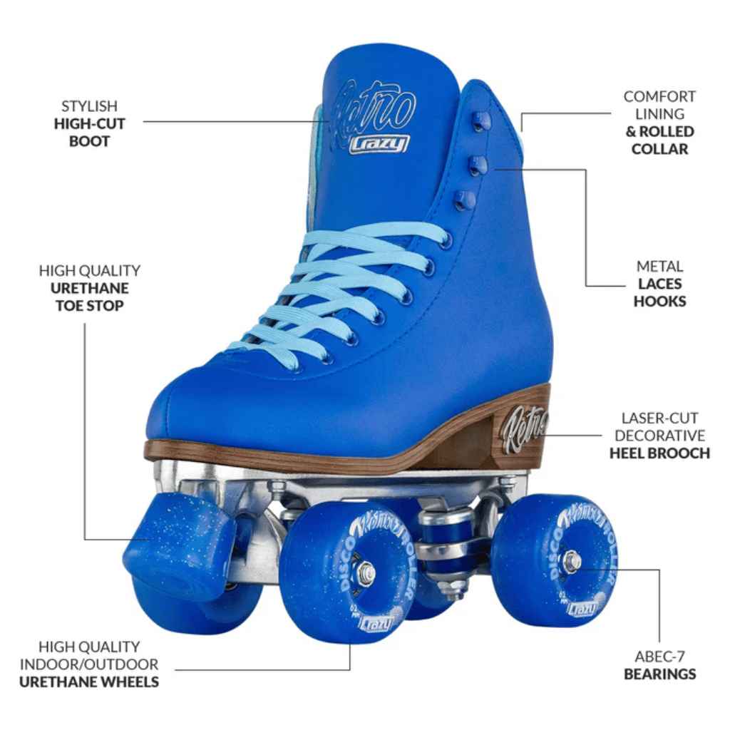 Retro Rollerskates - Crazy Skates - The WPop Shop
