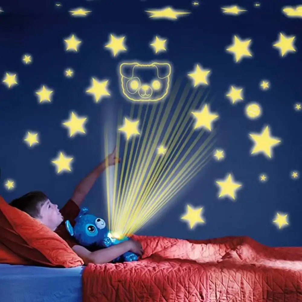 Star Projector Night Light Plush Animal Doll Toy - The WPop Shop