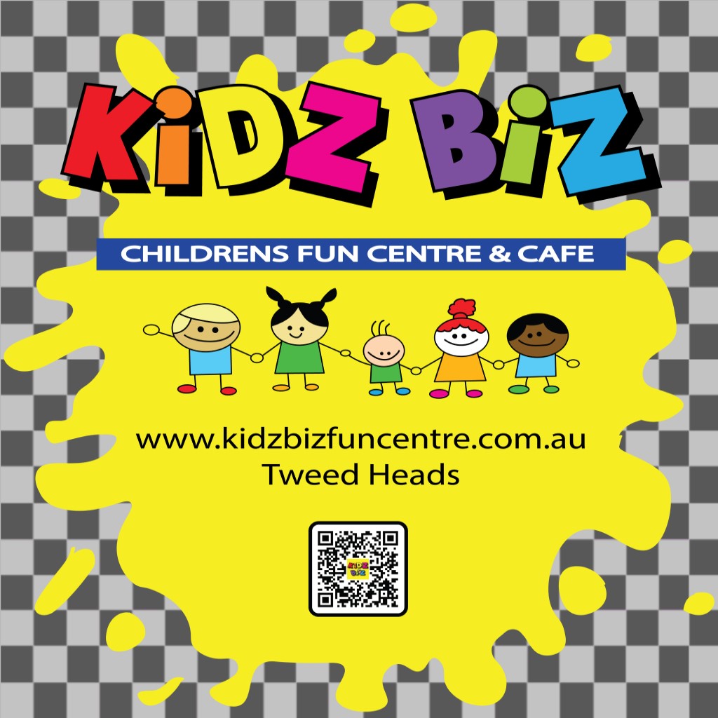 KidzBiz T-Shirt Back with QR Codeon Transparency Pattern
