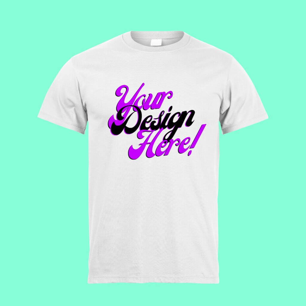 White Blank TShirts Custom Designs Personalised