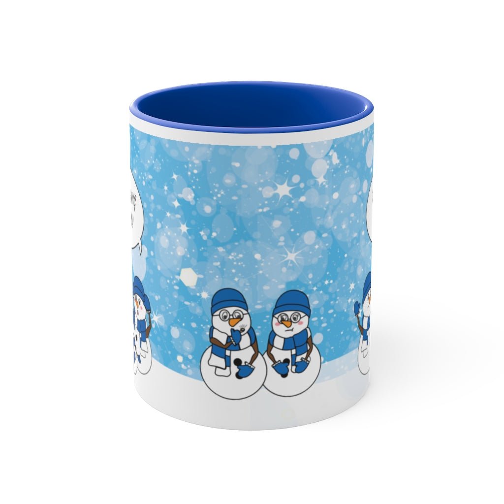 Blue Snowman Family Mug Part Three - The WPop Shop
