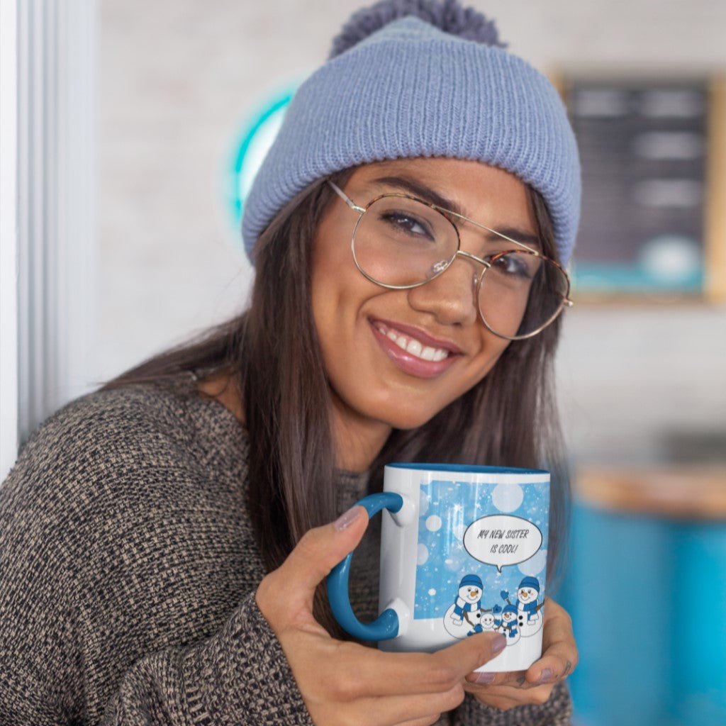 Blue Snowman Family - Set of 3 Mugs - The WPop Shop