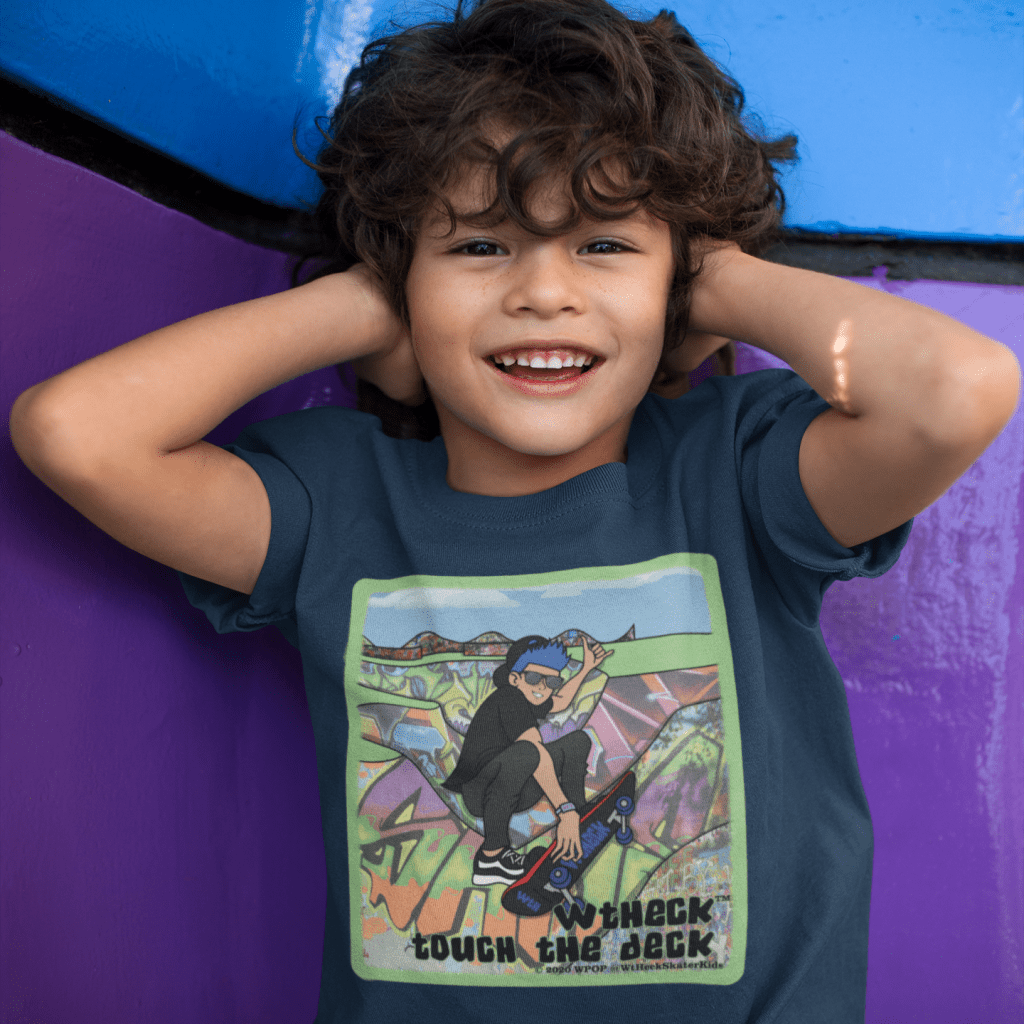 Little Skater Boy T-Shirt - The WPop Shop