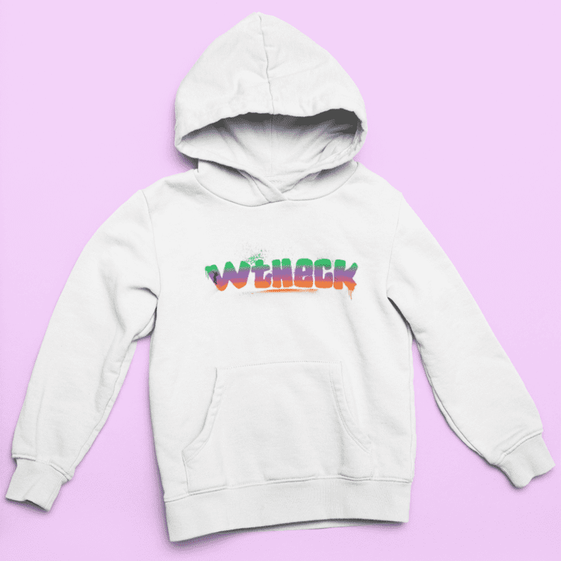 WtHeck Skater Girl Hoodie - The WPop Shop