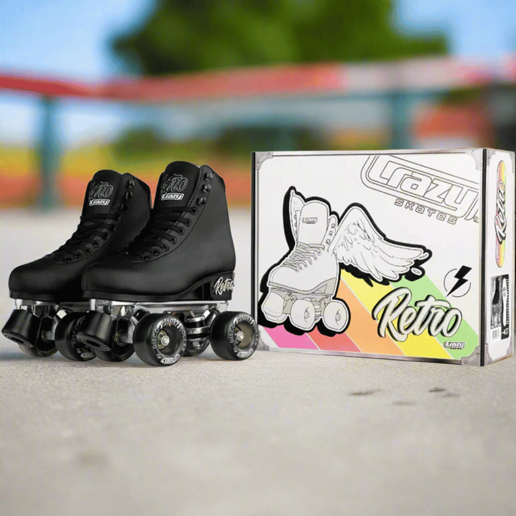 Retro Size Adjustable Rollerskates - Crazy Skates