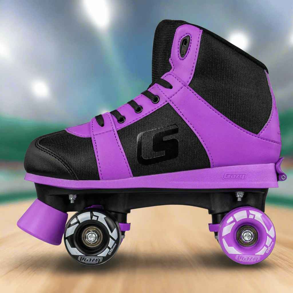 SK8 Size Adjustable Hi-Top Rollerskates - Crazy Skates
