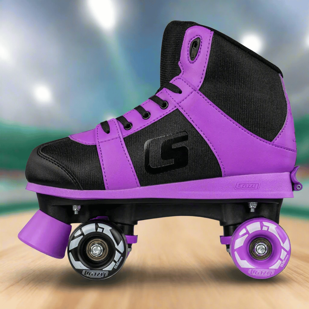 SK8 Size Adjustable Hi-Top Rollerskates - Crazy Skates
