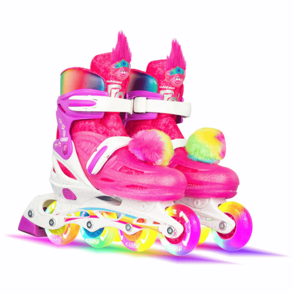 TROLLS Size Adjustable Inline Skates - Crazy Skates