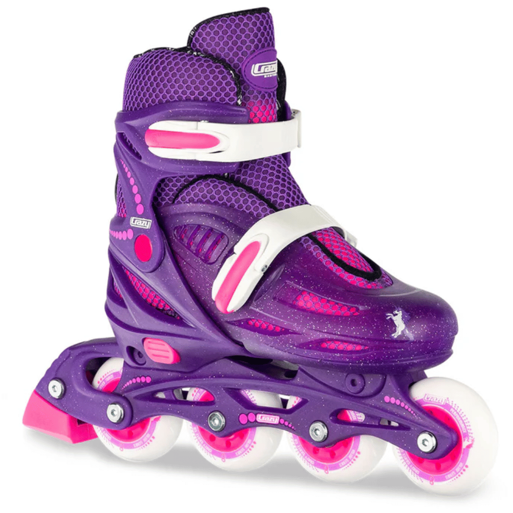 One Four Eight (148) Size Adjustable Inline Skates - Crazy Skates